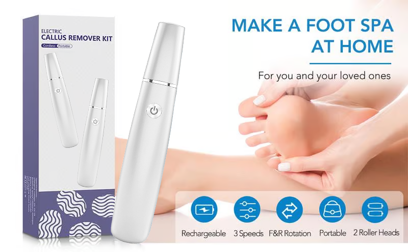 🔥Last Day Special Price £12.99!!💥-🎁Portable Electric Feet Callus Remover