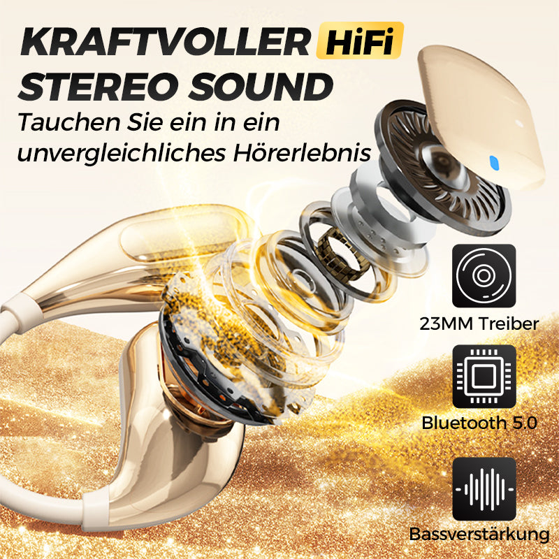 ⏳Begrenzte Zeit 64% Rabatt💥Wasserdichte HiFi-Bluetooth-Kopfhörer mit Ohrbügel🎧