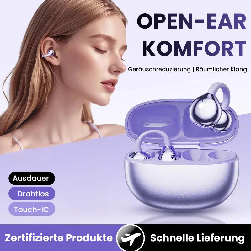 🎁Ostern Heißer Verkauf 50% Rabatt🫧2025 NEU Bluetooth-Ohrhörer mit Ohrclip