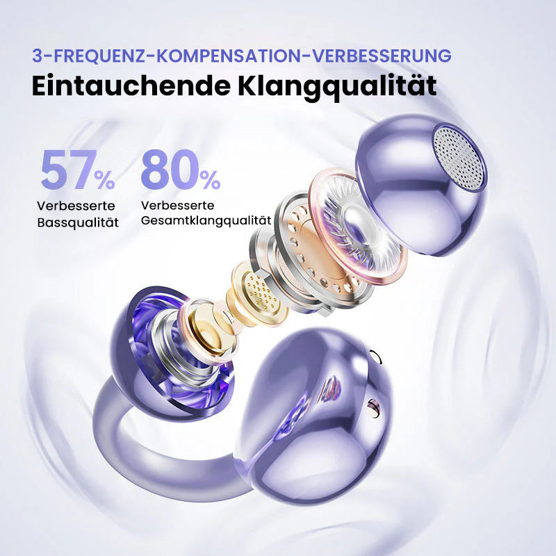 🎁Ostern Heißer Verkauf 50% Rabatt🫧2025 NEU Bluetooth-Ohrhörer mit Ohrclip