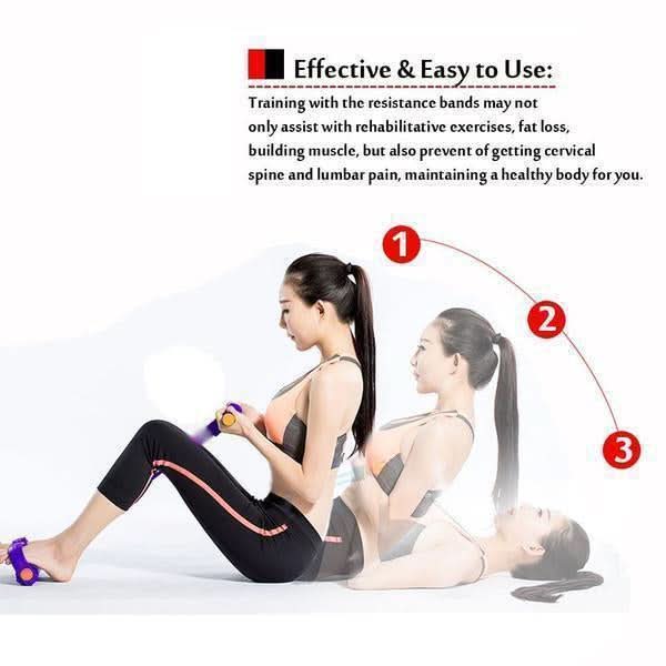 ✨2025 Hot Sale🔥32 Fitness Resistance Bands-4 Tube Pedal Ankle Puller