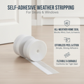Self-Adhesive Weather Stripping for Doors & Windows