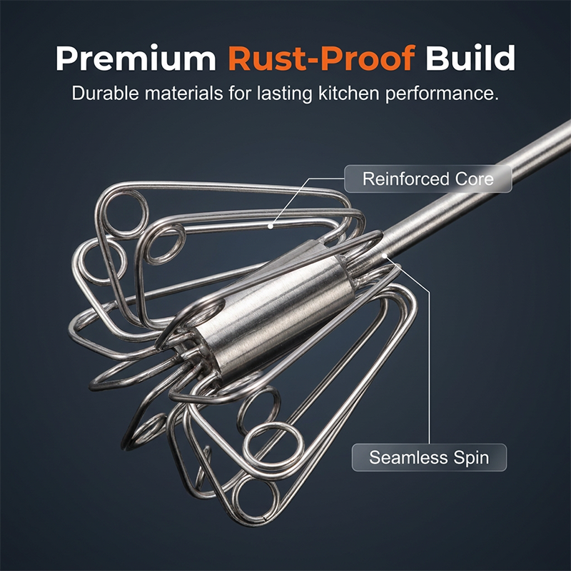 ⚡Buy 1 Get 1 Free⚡Stainless Steel Hand Egg Beater | Effortless Whisking – No Batter Splatter, Dishwasher Safe & Built to Last