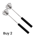 ⚡Buy 1 Get 1 Free⚡Stainless Steel Hand Egg Beater | Effortless Whisking – No Batter Splatter, Dishwasher Safe & Built to Last